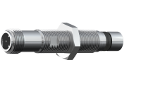 Des détecteurs de proximité inductifs résistants à la compression détectent, sans contact et sans usure, les extrémités de course dans le vérin hydraulique.