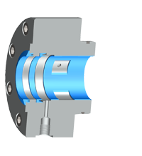 Servobear® avec guidage de tige de piston hydrostatique pour forces radiales maximales