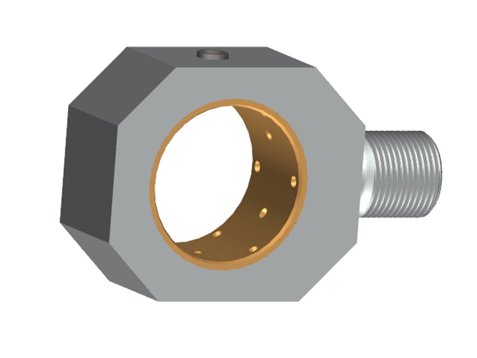 Tenon à baque pour les extrémité de tige